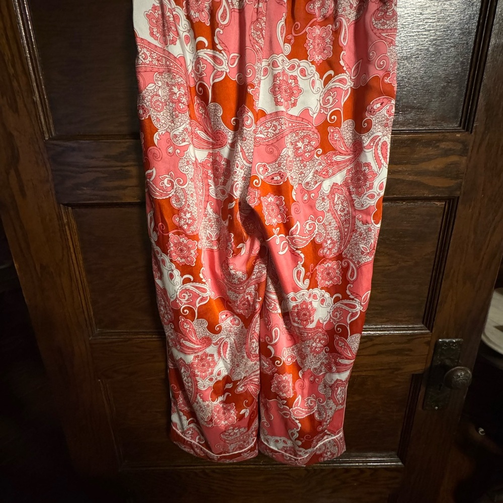 J.Crew Relaxed pant in vintage paisley, Size 0, EUC - Picture 2 of 5